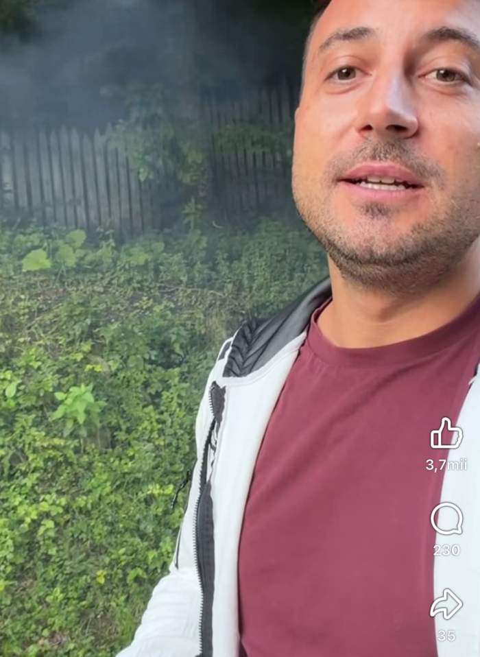Valentin Sanfira a dat nas în nas cu ursul. Cum a reacționat artistul în acel moment