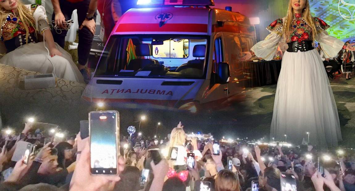 A fost nevoie de intervenția Ambulanței! Cu ce probleme s-a confruntat o artistă de muzică populară, chiar pe scenă