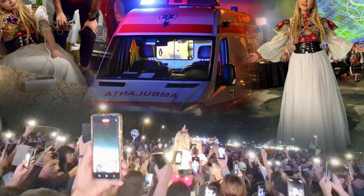 A fost nevoie de intervenția Ambulanței! Cu ce probleme s-a confruntat o artistă de muzică populară, chiar pe scenă