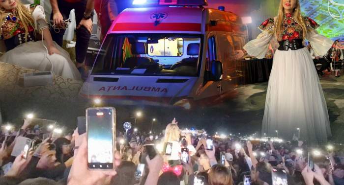 A fost nevoie de intervenția Ambulanței! Cu ce probleme s-a confruntat o artistă de muzică populară, chiar pe scenă