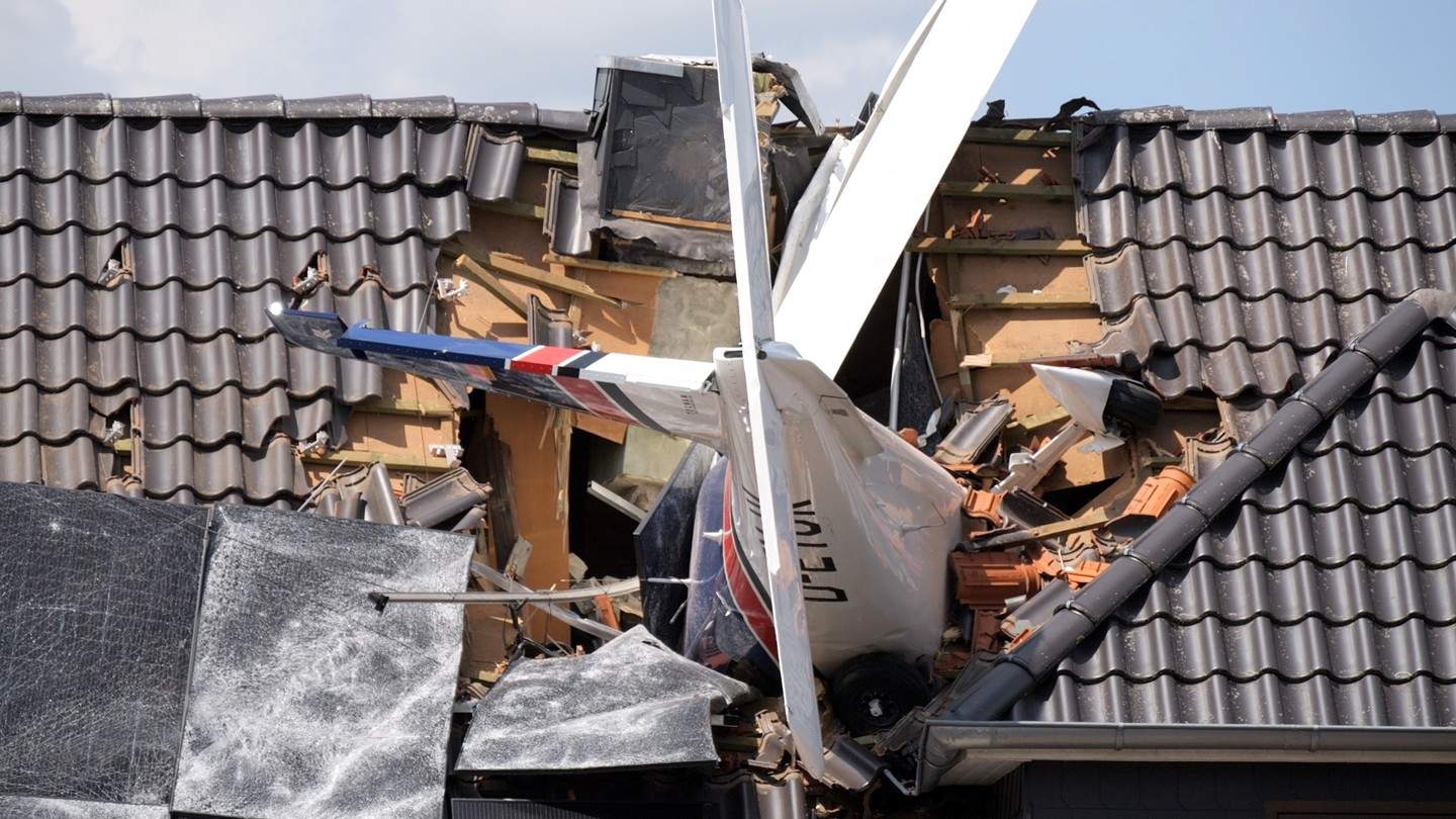 avion prăbușit în Germania