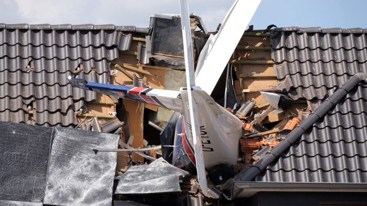 avion prăbușit în Germania