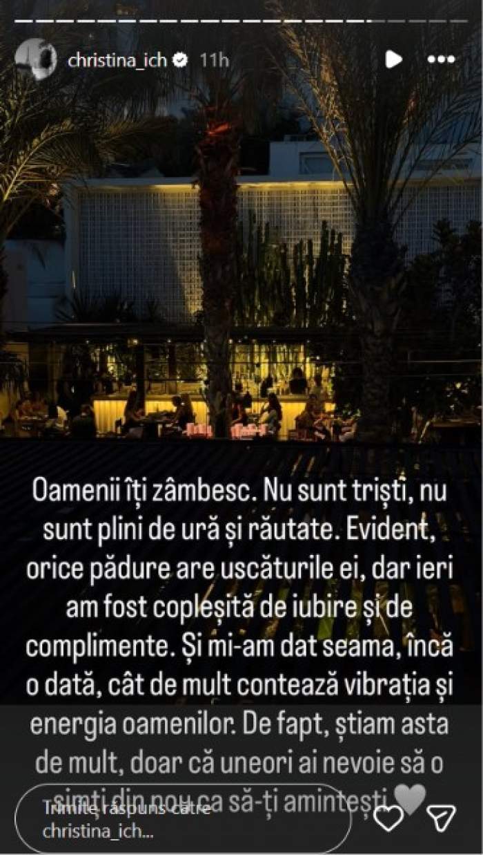 Cristina Ich a amânat mutarea din țară! De ce se simte mai bine când e plecată în străinătate