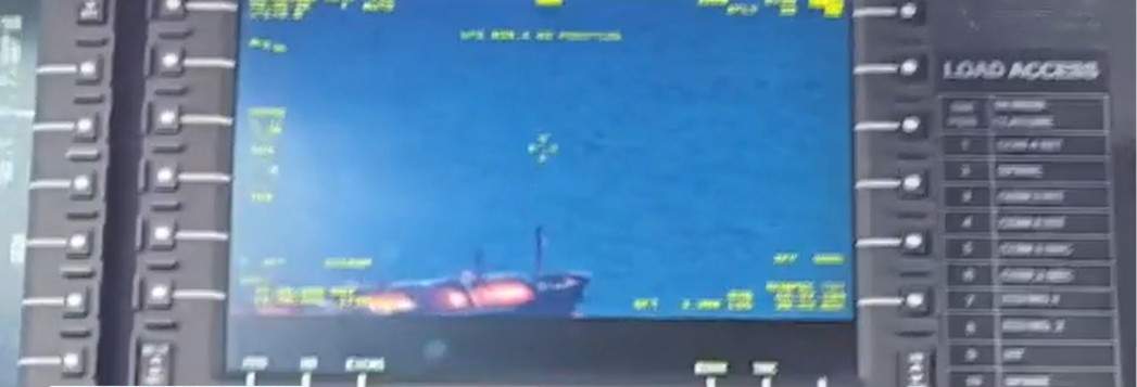 Operațiune amplă de căutare în zona Sulina. Doi marinari ar fi sărit în apă de frica dronelor