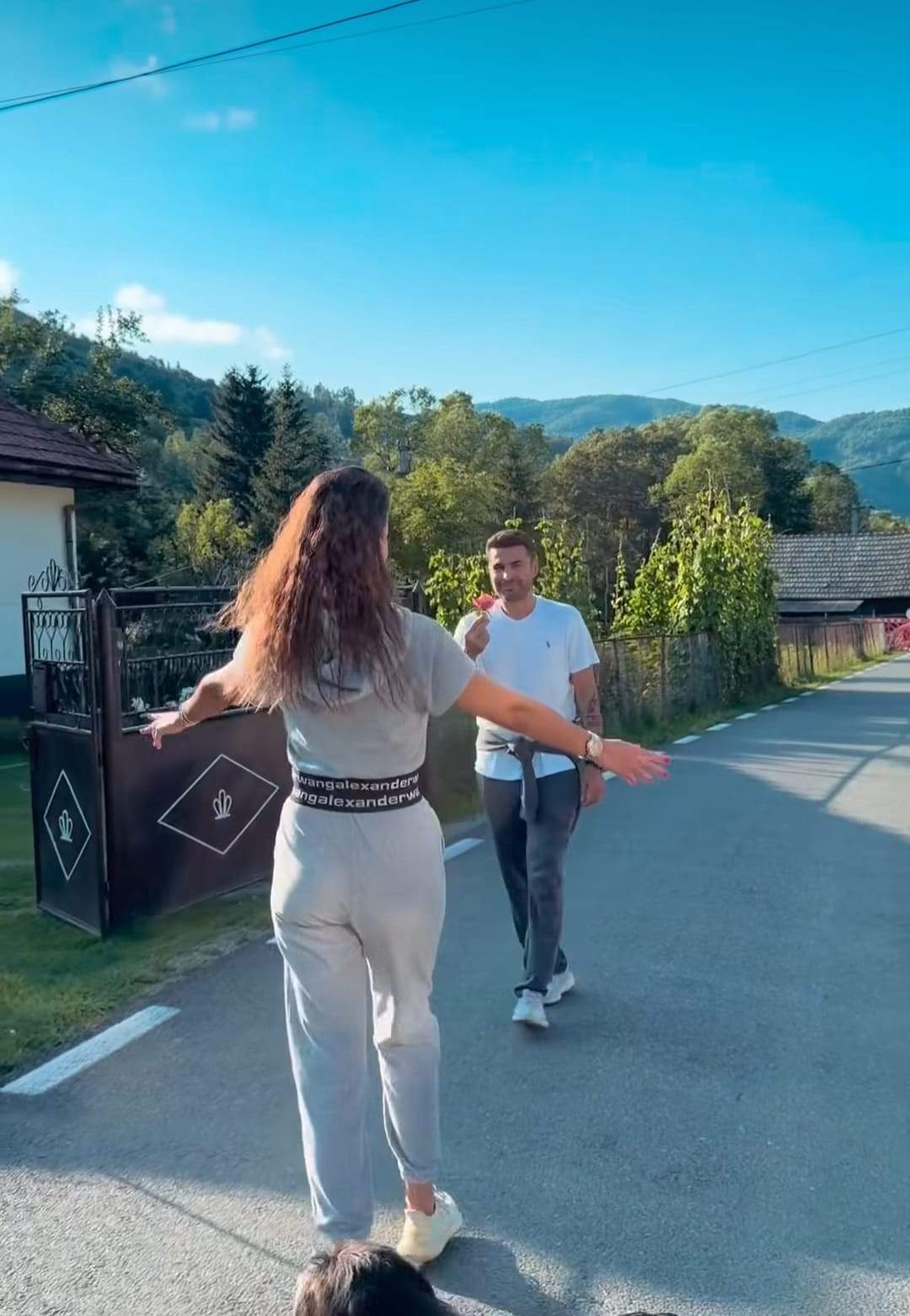 Adrian Mutu și Sandra Mutu