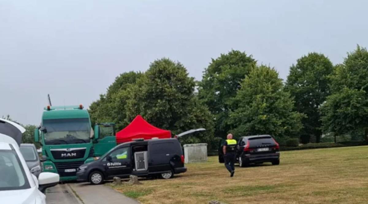Bărbat găsit mort într-un camion românesc, în Belgia! Primele informații