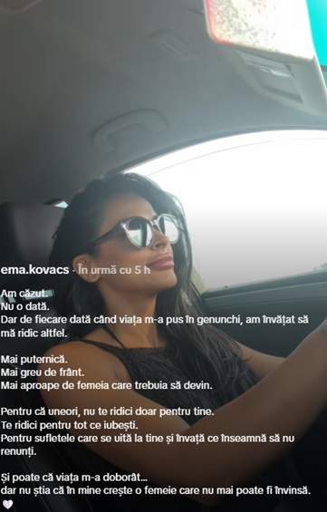 Cum a schimbat-o pe Ema Oprișan de la Insula Iubirii divorțul de Răzvan Kovacs. Mesajul care spune totul 