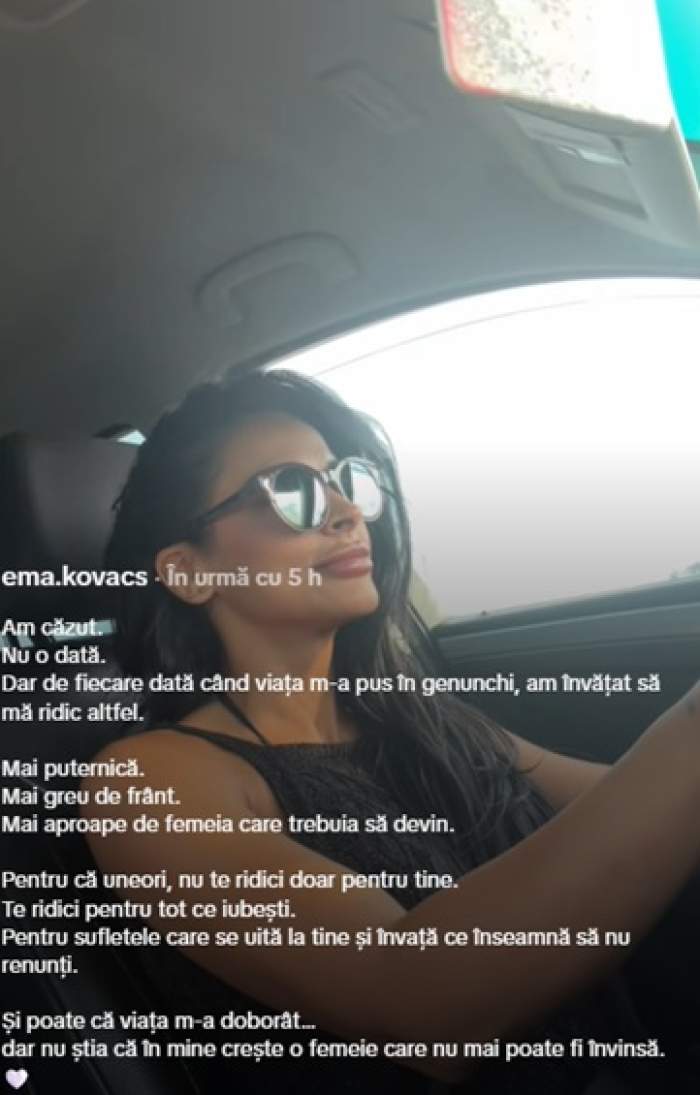 Cum a schimbat-o pe Ema Oprișan de la Insula Iubirii divorțul de Răzvan Kovacs. Mesajul care spune totul 