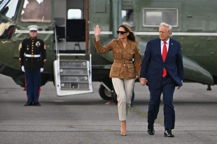 Melania și Donald Trump