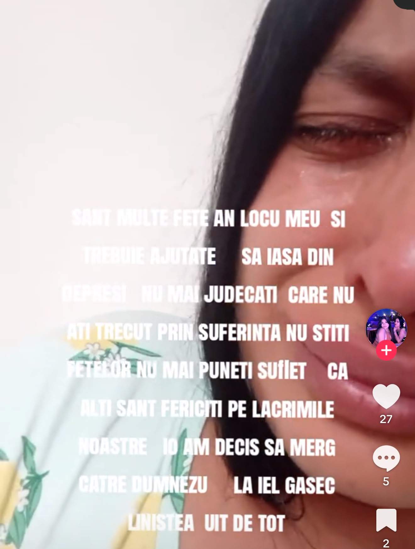Mesajul Alinei Radu