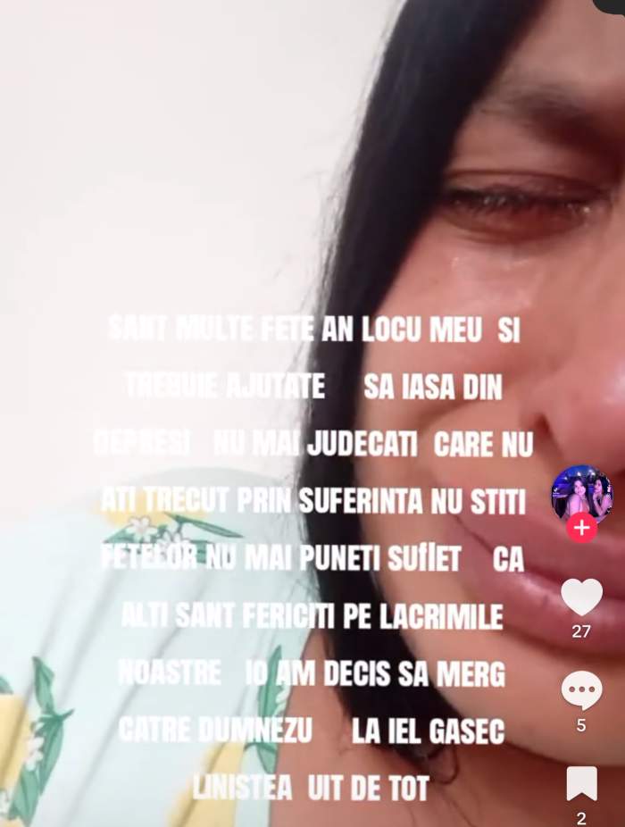 Mesajul Alinei Radu