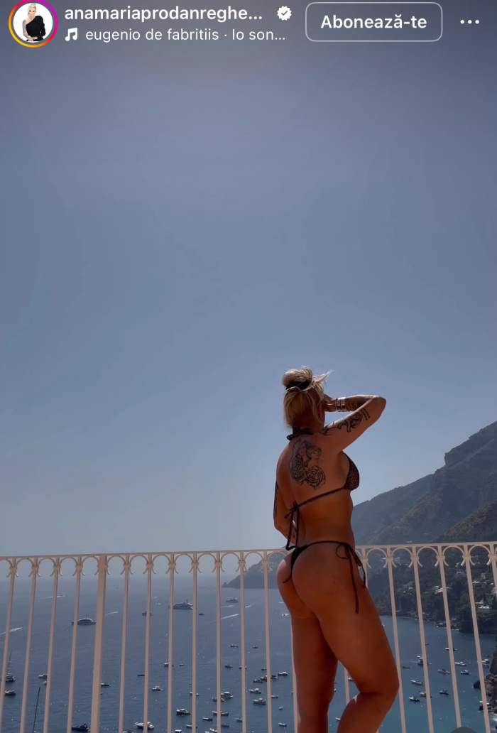 Anamaria Prodan, în costum de baie