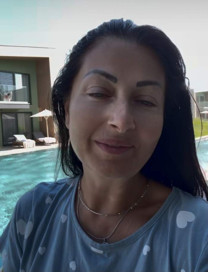 Gabriela Cristea, la hotel