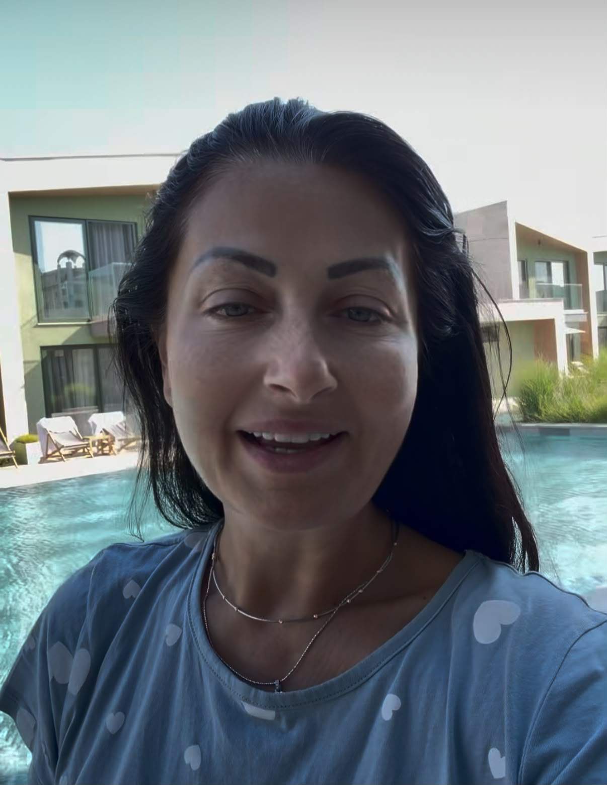 Gabriela Cristea, la hotel