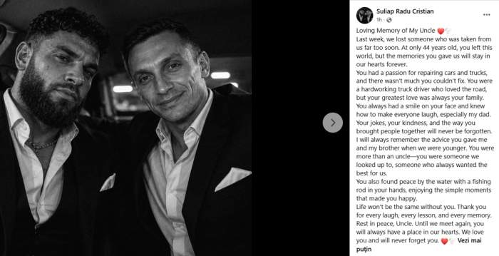 Mesajul sfâșietor al unui fost concurent de la Mireasa. O persoană dragă a murit la doar 44 de ani