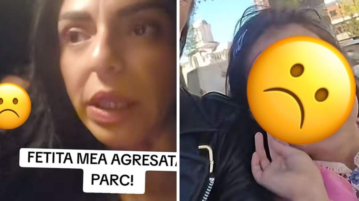 Colaj foto cu mama fetiței care ar fi fost agresată într-un parc