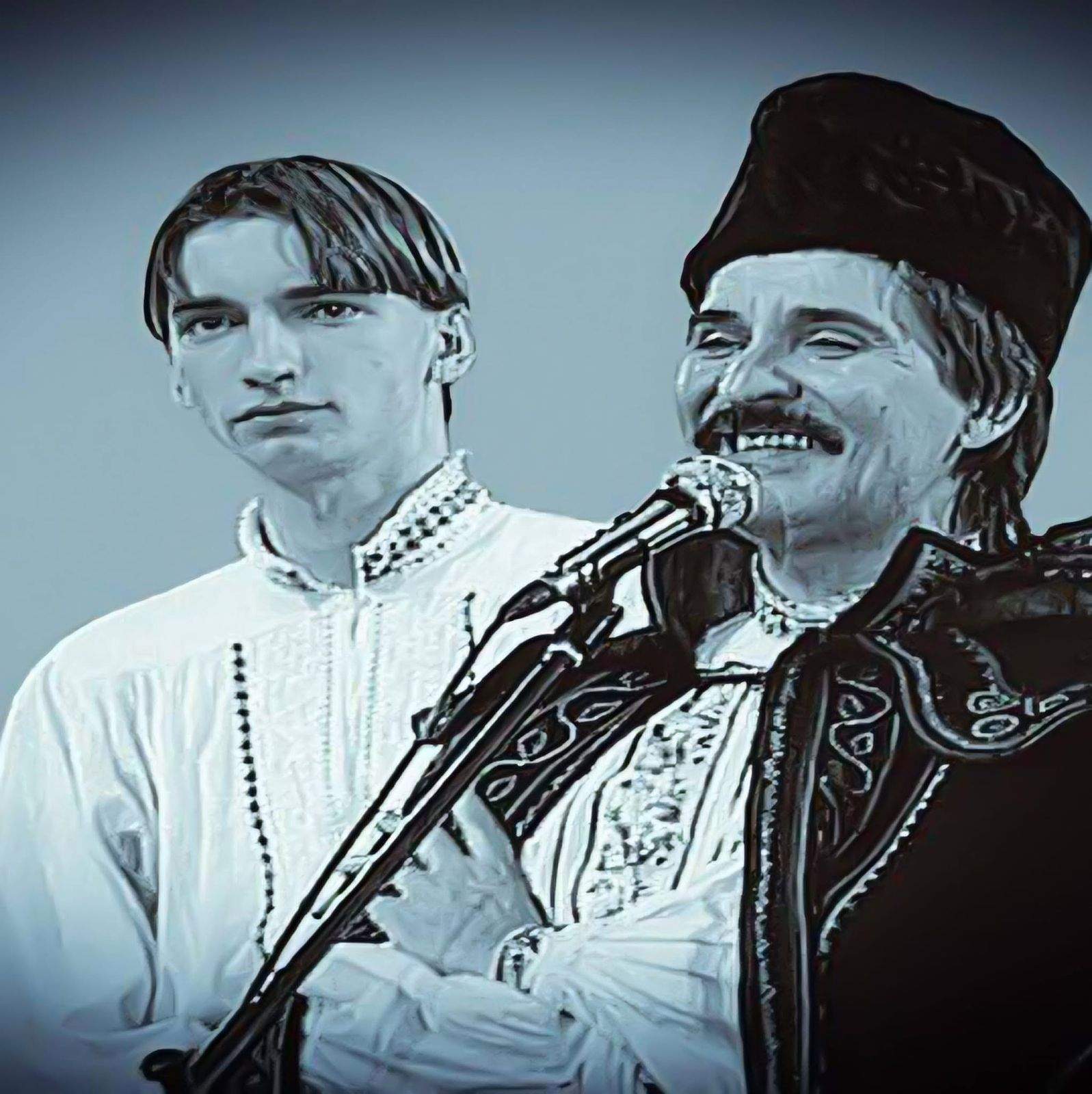 Florin Vasilică, alături de tatăl lui