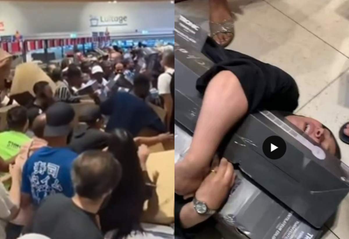 Scene incredibile într-un magazin. Oamenii s-au luat la bataie pentru a cumpăra ventilatoare