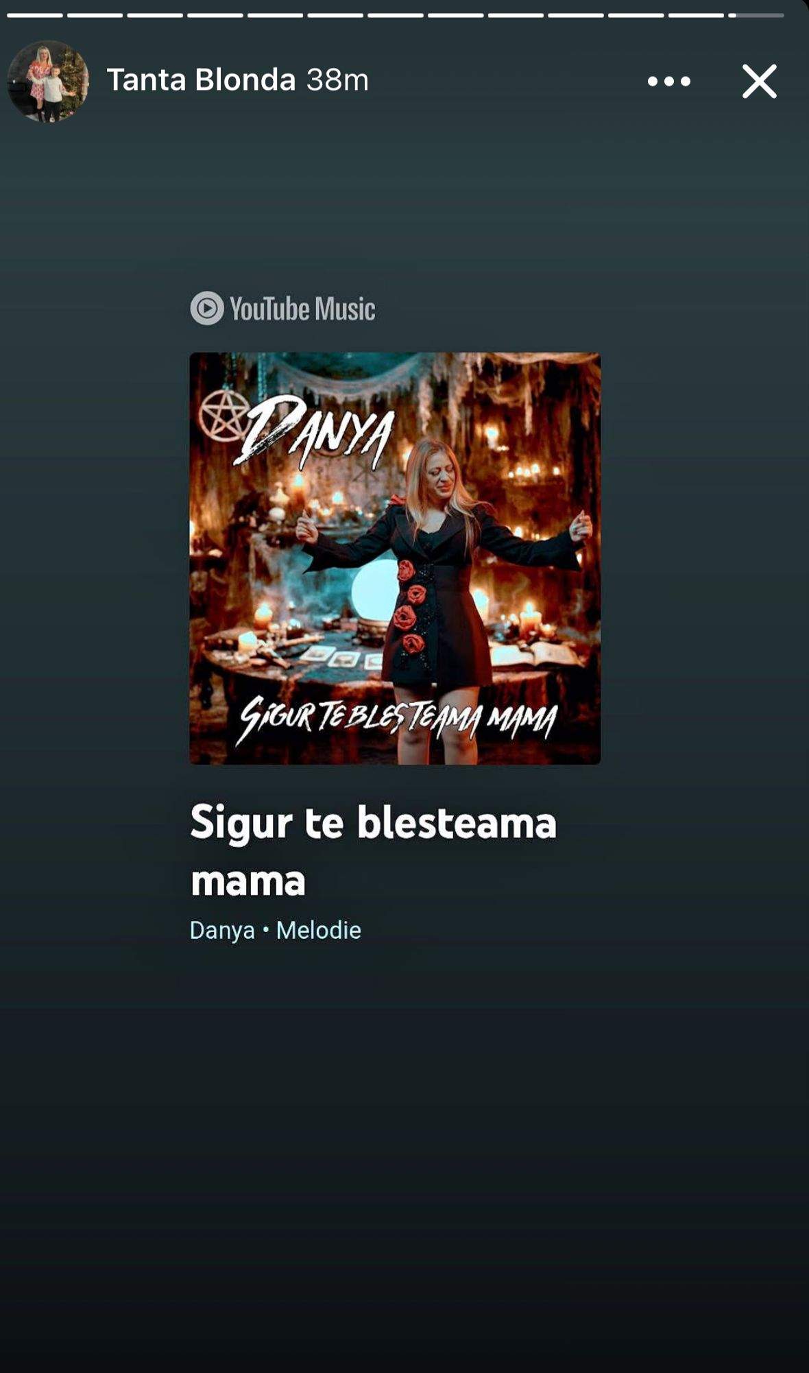Melodia postată de Tanța Blonda
