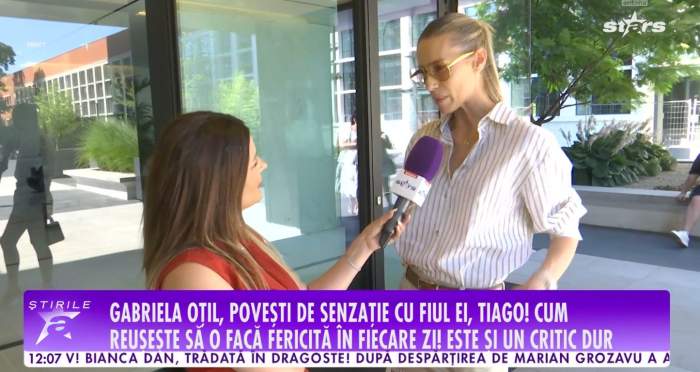 Gabriela Prisăcariu, interviu pentru Știrile Antena Stars