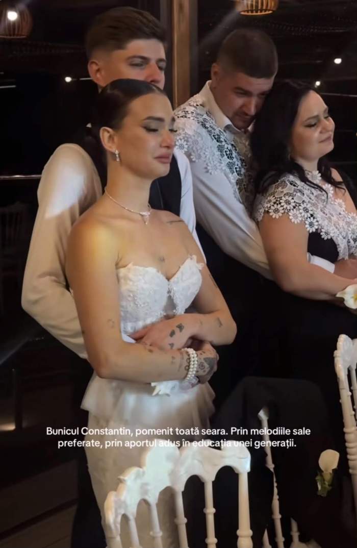 Olga Verbițchi a izbucnit în lacrimi la nuntă. Cele mai emoționante imagini cu ea mireasă