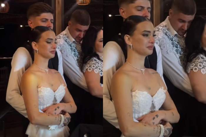 Olga Verbițchi a izbucnit în lacrimi la nuntă. Cele mai emoționante imagini cu ea mireasă