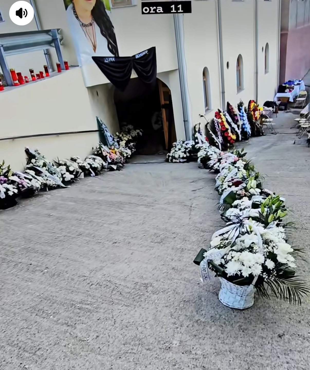 Capela la care a fost ținută Oana Adiaconiței