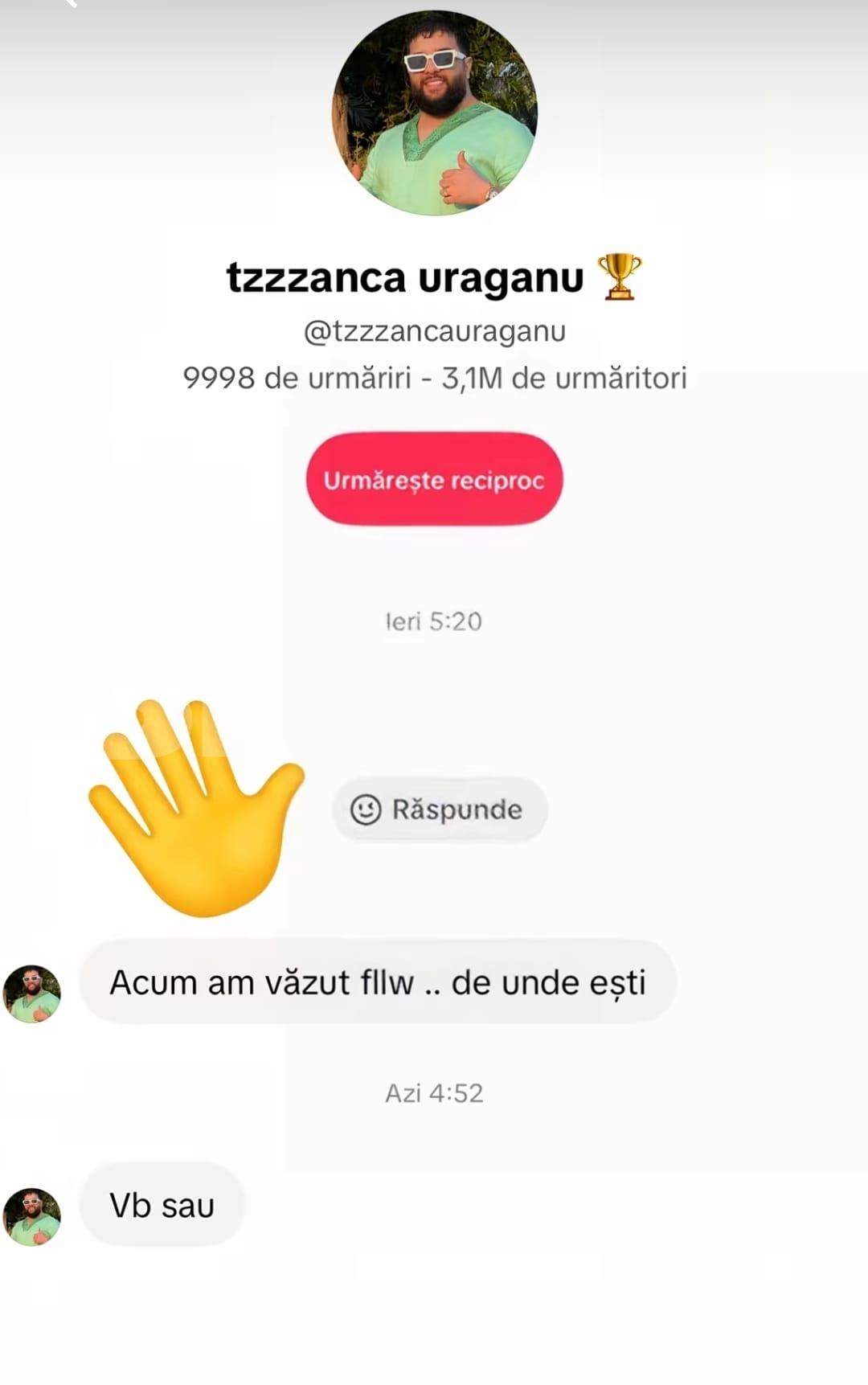 mesajele lui Tzancă Uraganu