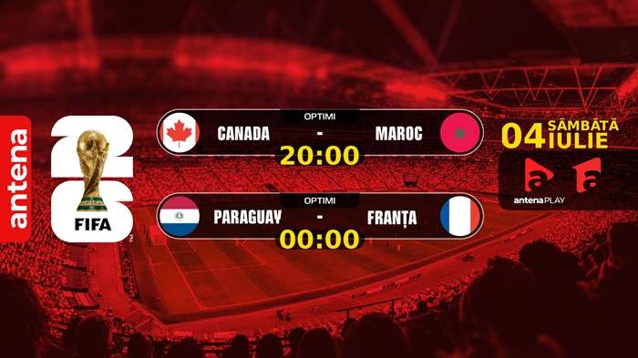 Egipt, Argentina și Columbia, ultimele echipe calificate ȋn optimile Campionatului Mondial, ȋn cea de-a 23-a zi lider de audienţă la Antena 1