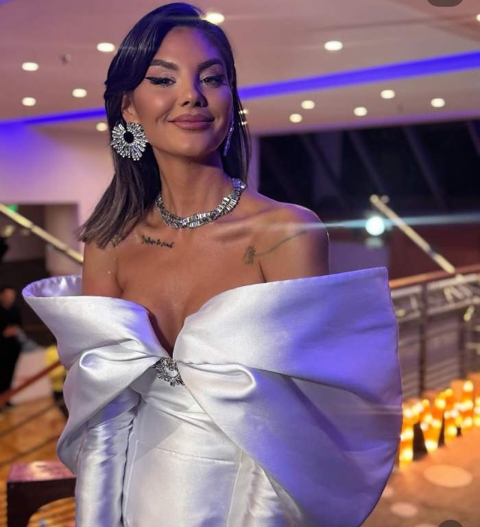 Ramona Olaru îmbrăcată elegant