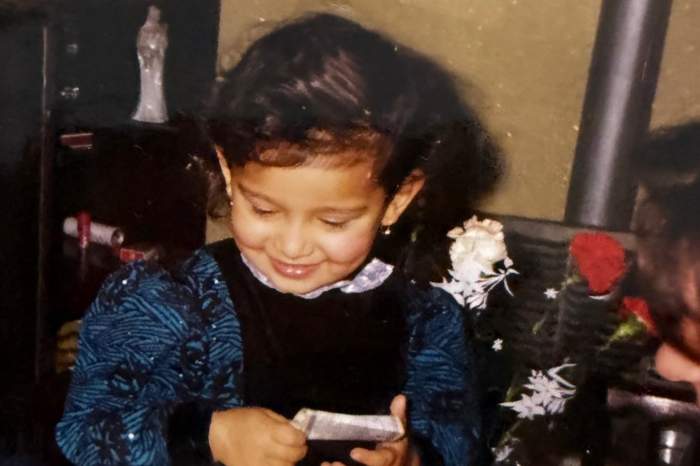 Cristina Pucean când era mică