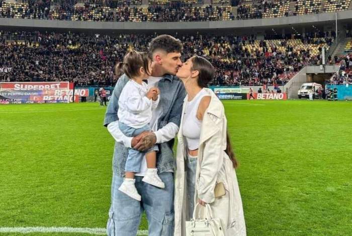 Imagini superbe de la aniversarea fiicei lui Florinel Coman. Fotbalistul și soția au sărbătorit-o în avans pe Kasia