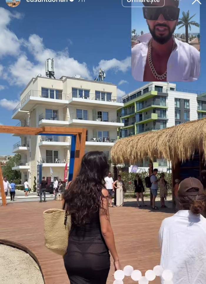 Soția lui Dorian Popa, cu posteriorul la vedere