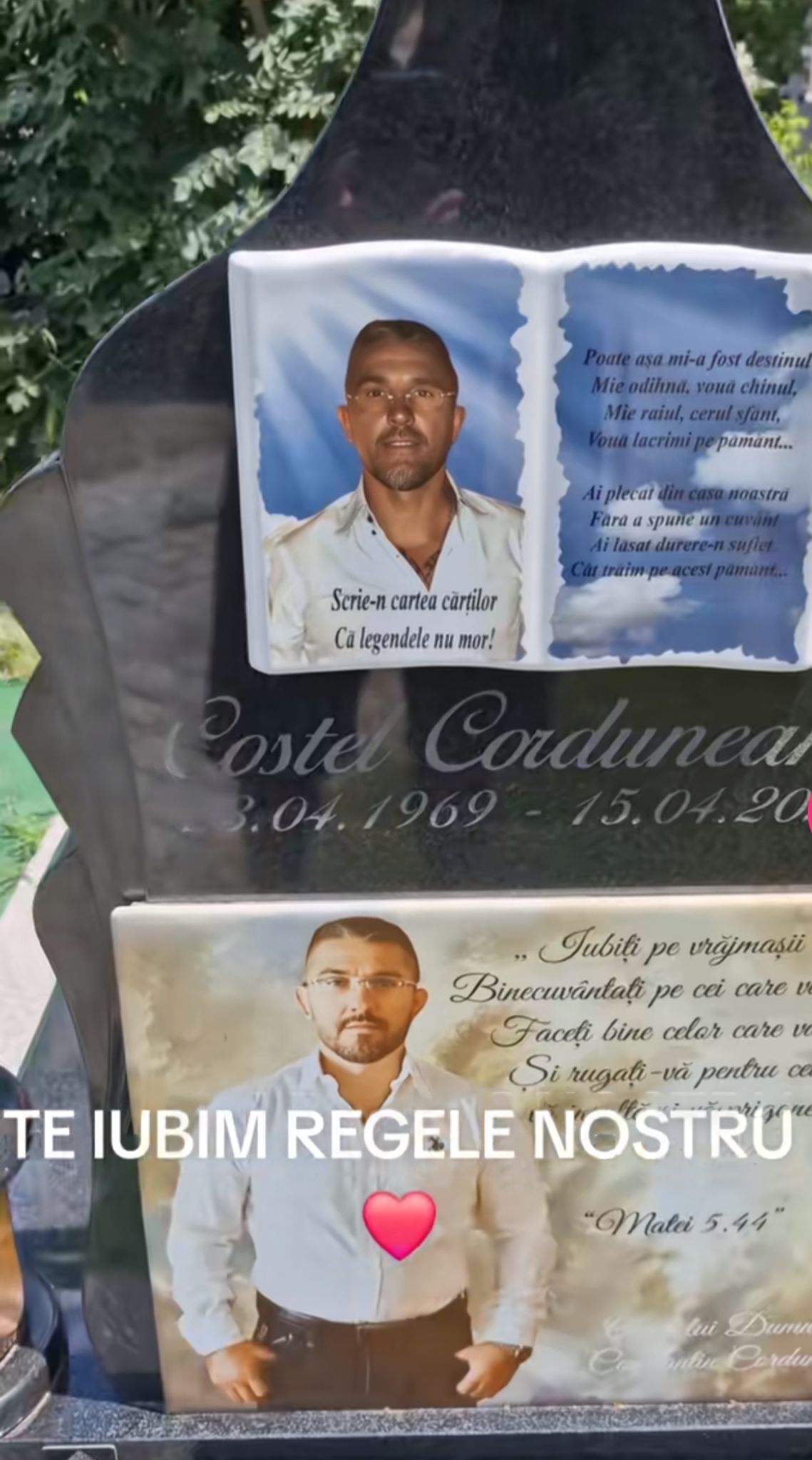 Adrian Corduneanu, răpus de dorul fratelui! Cum arată acum mormântul lui Costel Corduneanu | FOTO