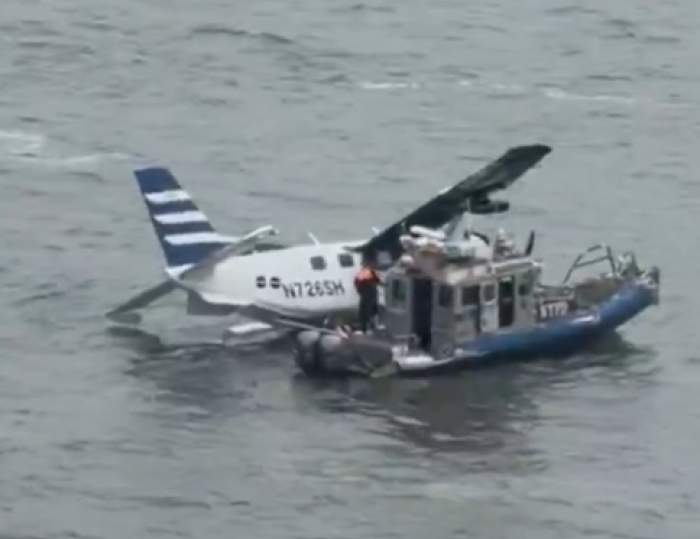 Accident aviatic! Un hidroavion cu 8 persoane la bord s-a prăbușit. Imagini de la fața locului