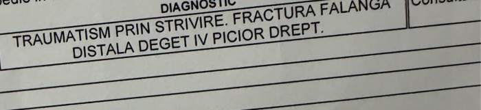 Diagnosticul primit