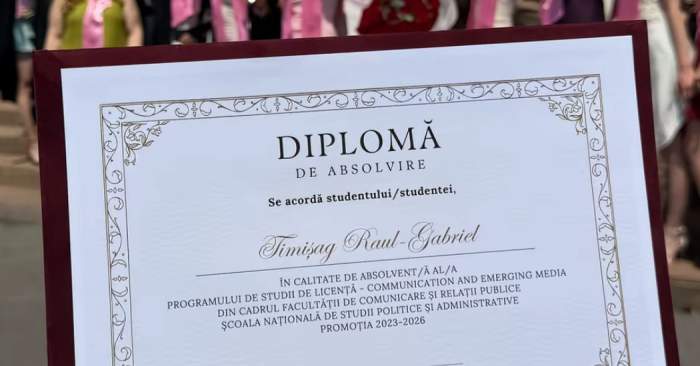 Diplomă de absolvire