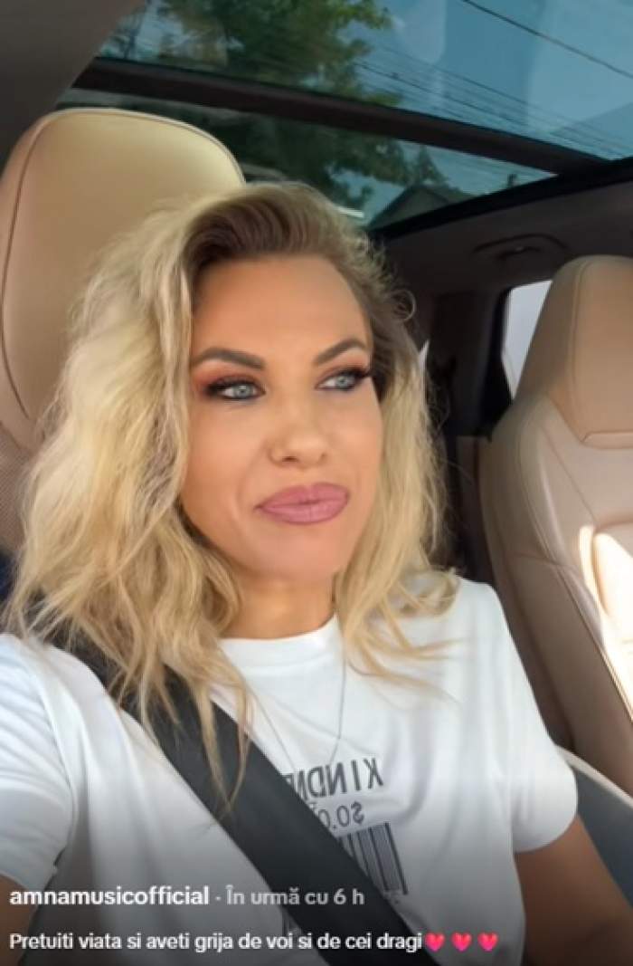 Amna a transmis un mesaj neașteptat. Ce i-a rugat artista pe cei care o urmăresc