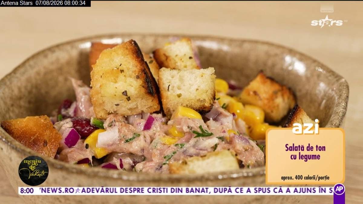 Salată de ton cu legume
