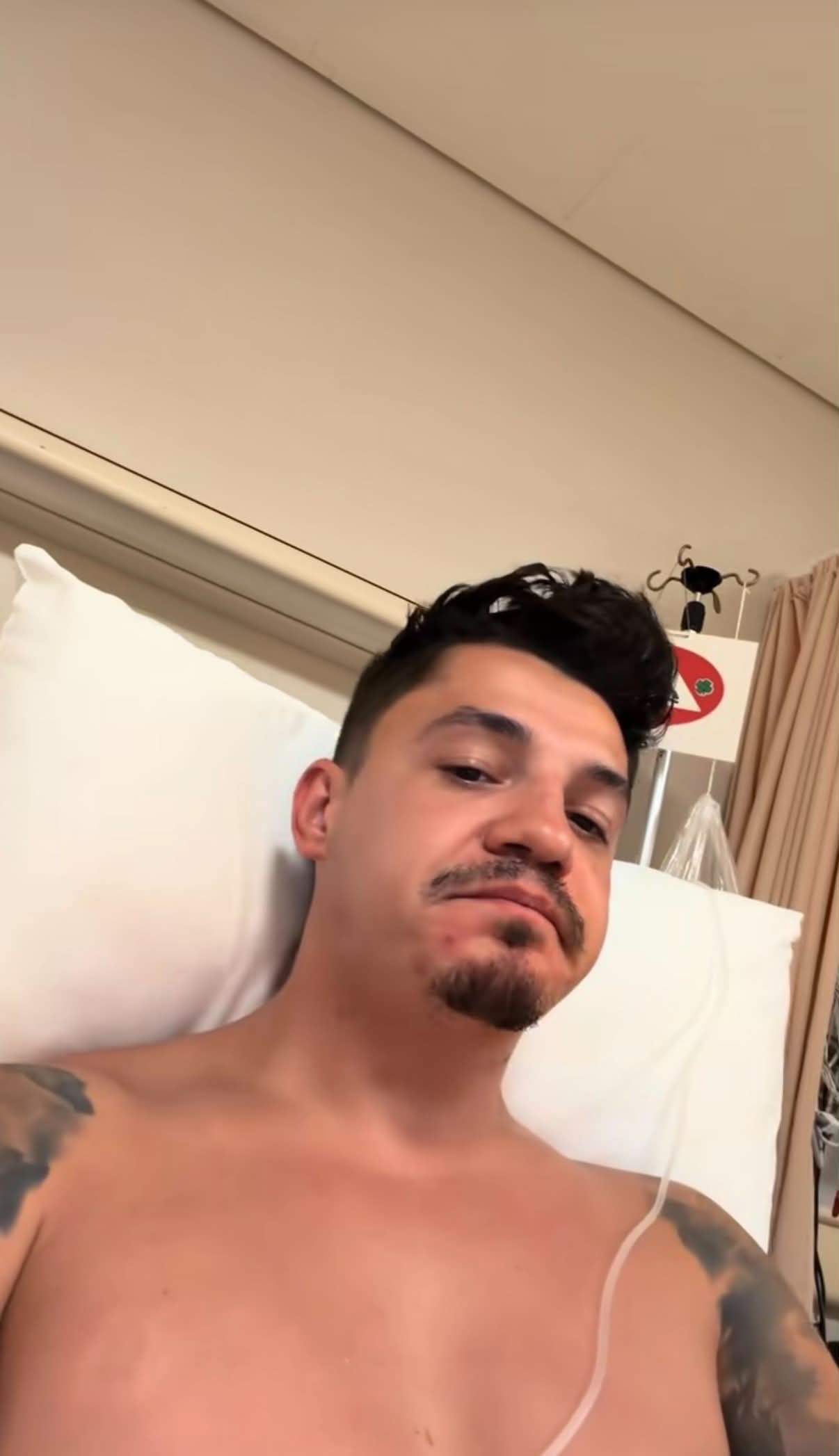 Bogdan de la Ploiești, pe perfuzii la spital. Imaginea care i-a îngrijorat pe fani
