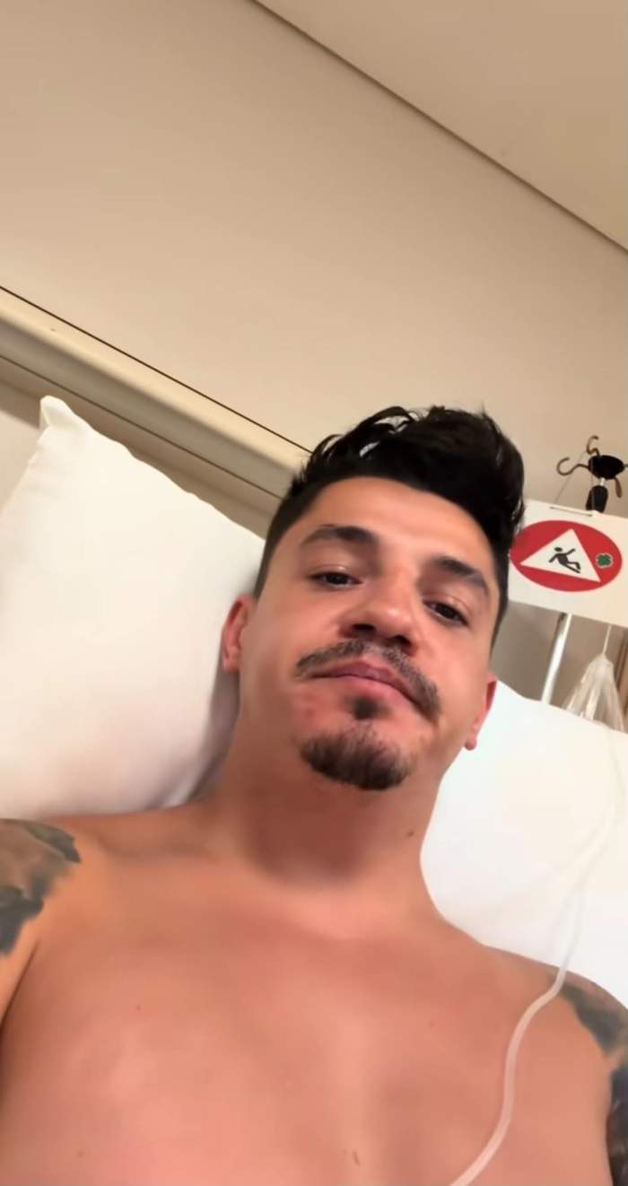 Bogdan de la Ploiești, pe perfuzii la spital. Imaginea care i-a îngrijorat pe fani