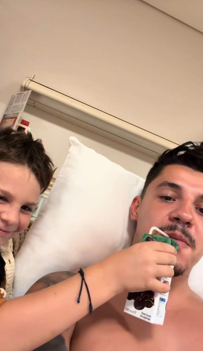Bogdan de la Ploiești, pe perfuzii la spital. Imaginea care i-a îngrijorat pe fani