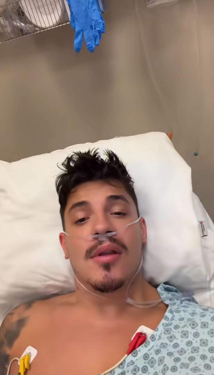 Bogdan de la Ploiești, prima reacție de pe patul de spital. Cântărețul e conectat la oxigen