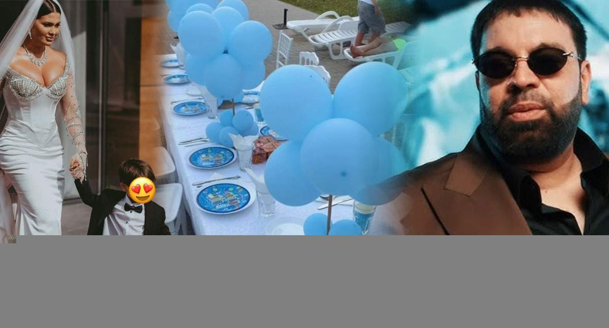 Fericire mare în familia lui Florin Salam! Își sărbatoreste fiul cel mic! Imagini rare cu Simon! Nu îl arată prea des