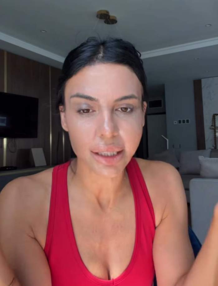 Cum arată Andreea Popescu fără pic de machiaj. Influencerița nu se afișează așa prea des
