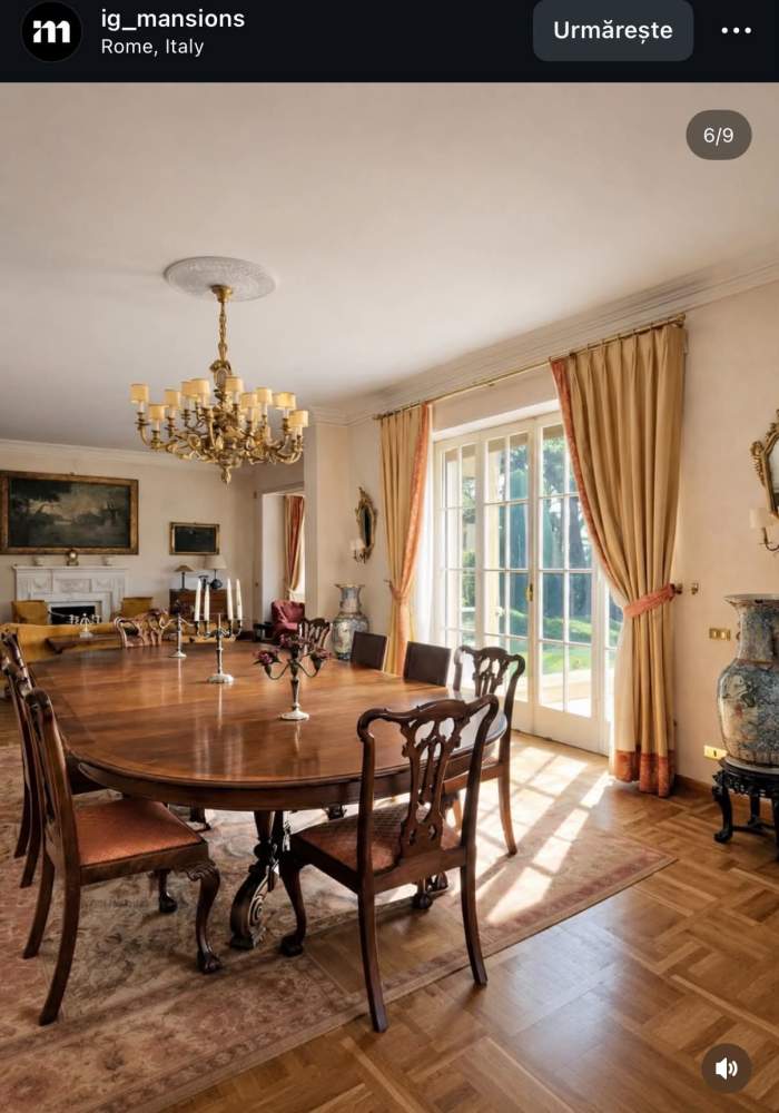 Vila familiei Gucci, scoasă la vânzare! Cum arată proprietatea de lux din Roma și cu cât se vinde. Imagini spectaculoase