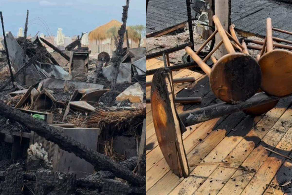 Imaginile dezastrului de pe litoral! Cum arată plajele Crazy și H2O după incendiul devastator