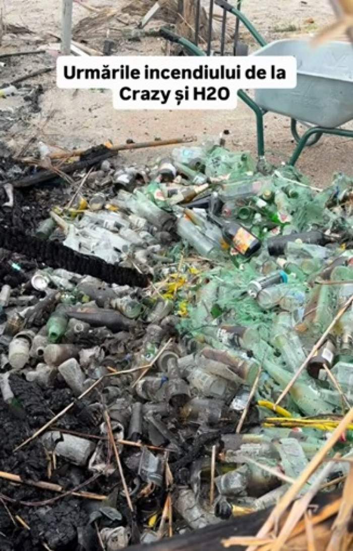 Imaginile dezastrului de pe litoral! Cum arată plajele Crazy și H2O după incendiul devastator
