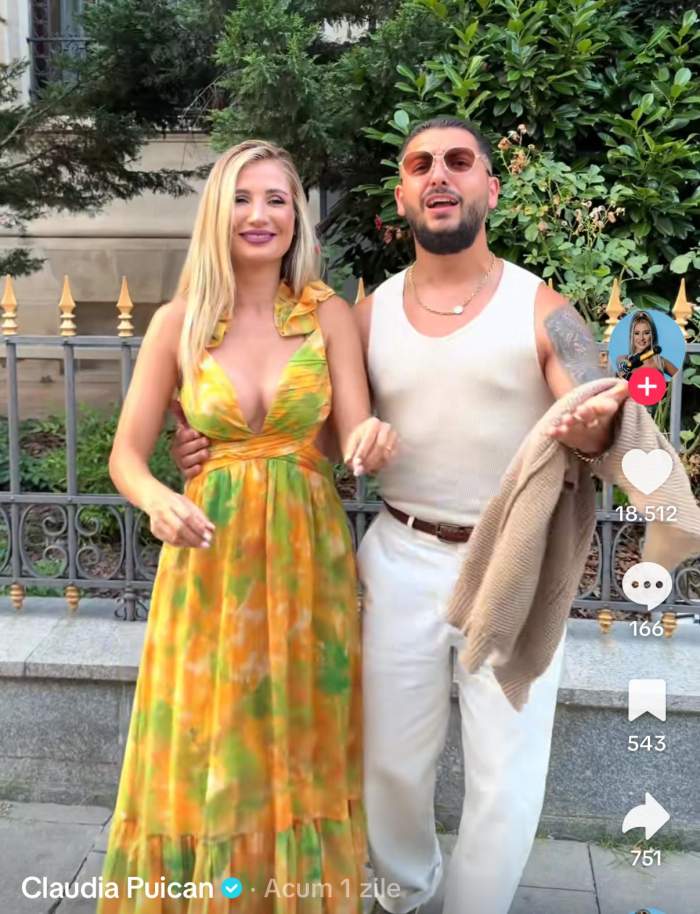 Claudia Puican, surprinsă în ipostaze apropiate alături de un cântăreț celebru de la noi! Cum au reacționat fanii