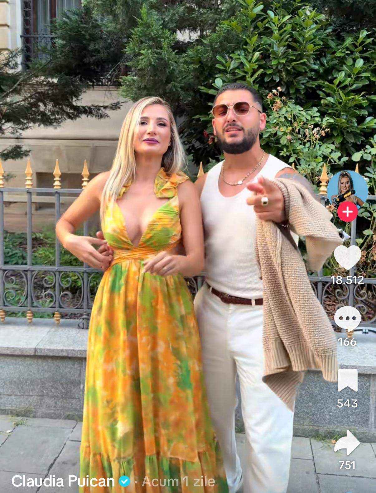 Claudia Puican, surprinsă în ipostaze apropiate alături de un cântăreț celebru de la noi! Cum au reacționat fanii